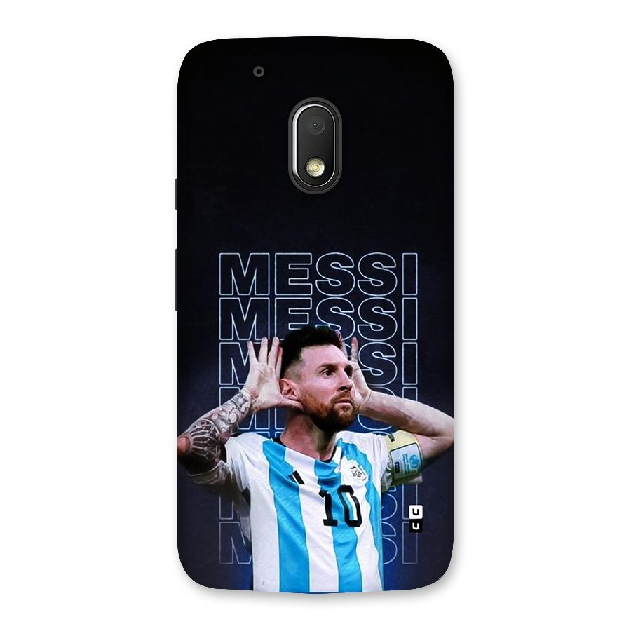 The Football Genius Back Case for Moto G4 Play