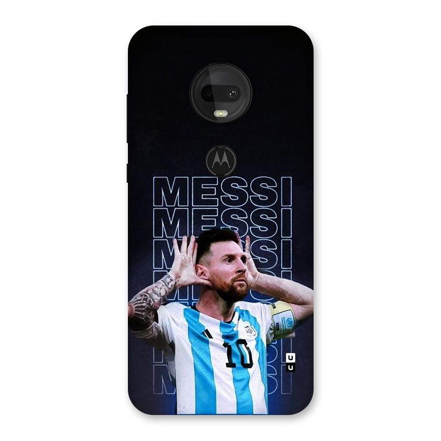 The Football Genius Back Case for Moto G7