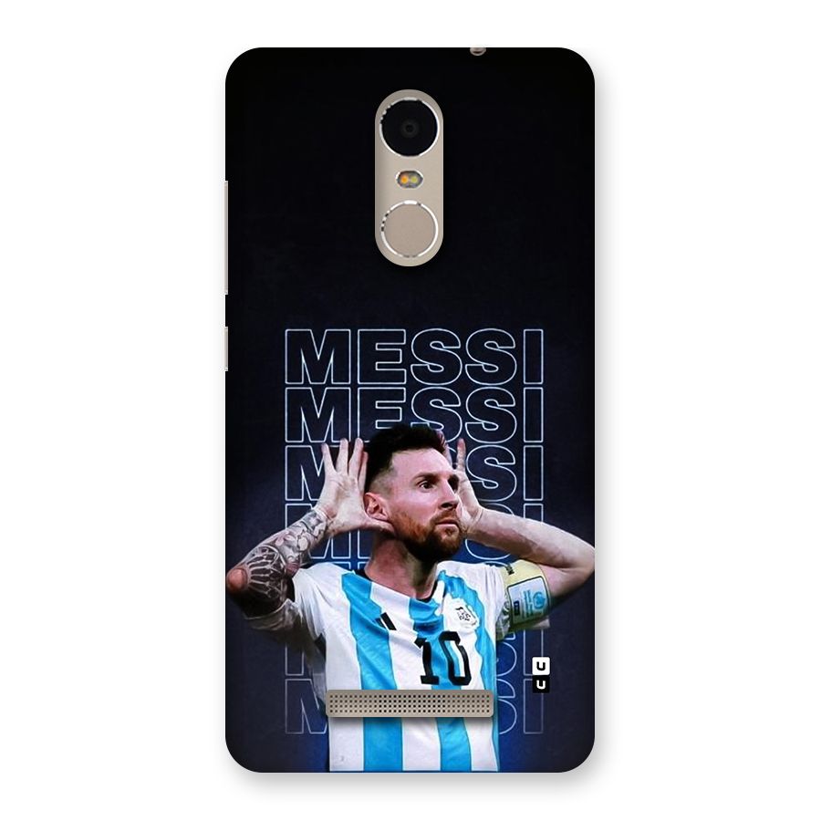 The Football Genius Back Case for Redmi Note 3