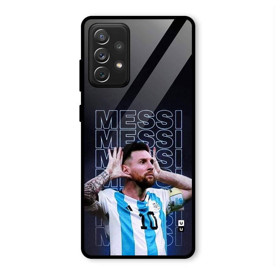The Football Genius Glass Back Case for Galaxy A72