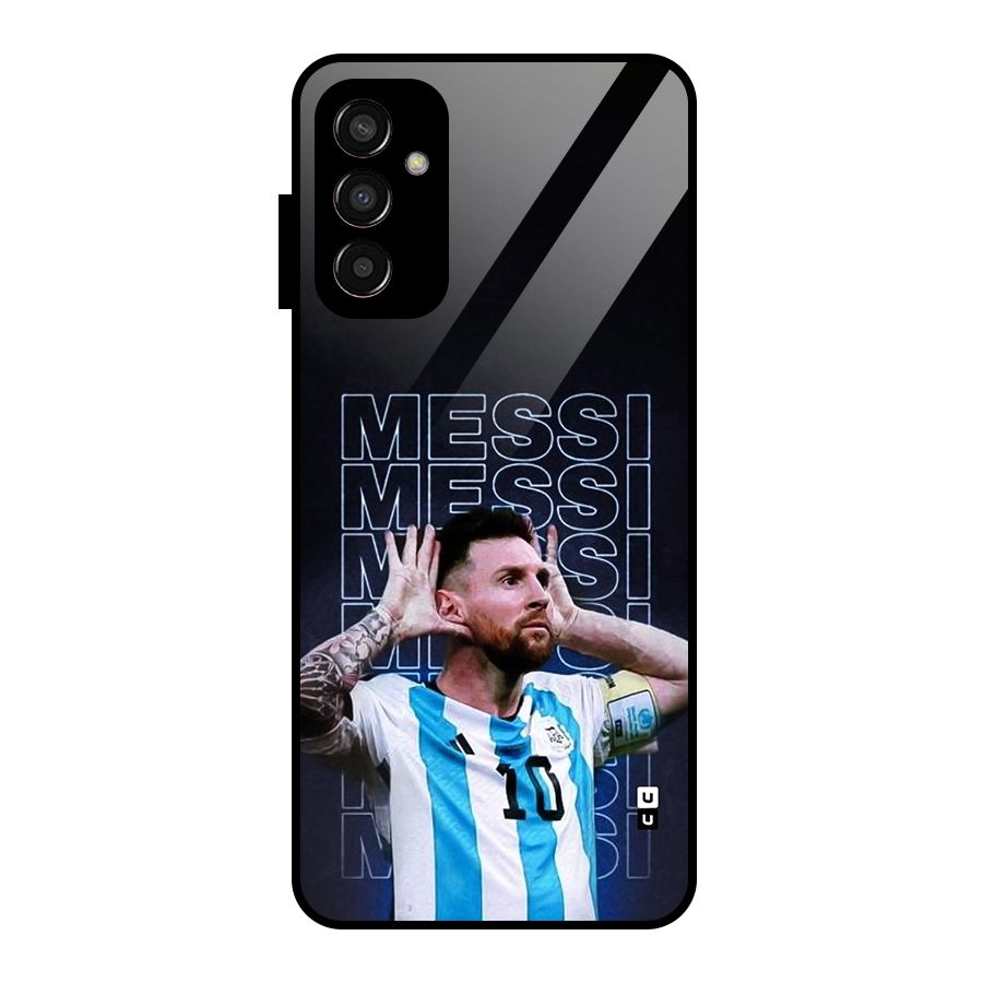 The Football Genius Glass Back Case for Galaxy F13