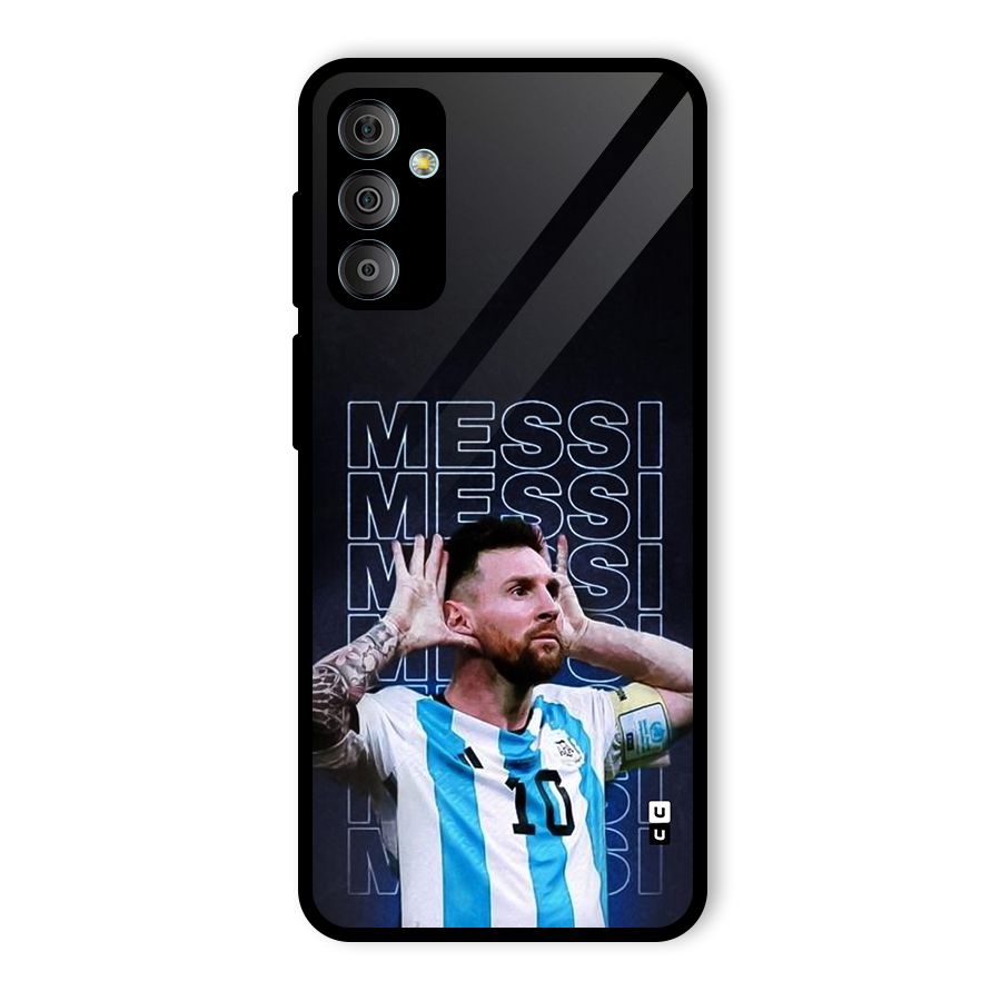 The Football Genius Glass Back Case for Galaxy F23