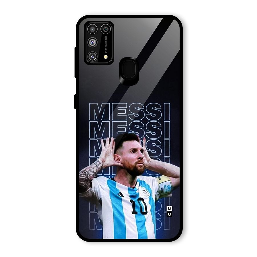 The Football Genius Glass Back Case for Galaxy F41