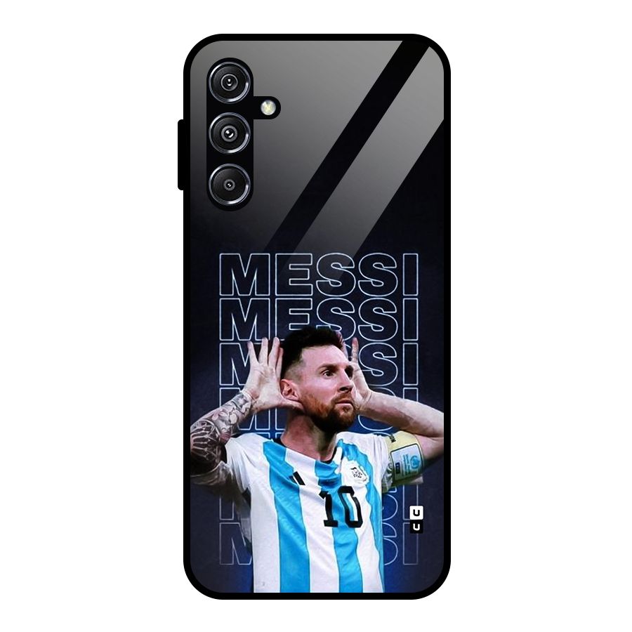 The Football Genius Glass Back Case for Galaxy M34 5G