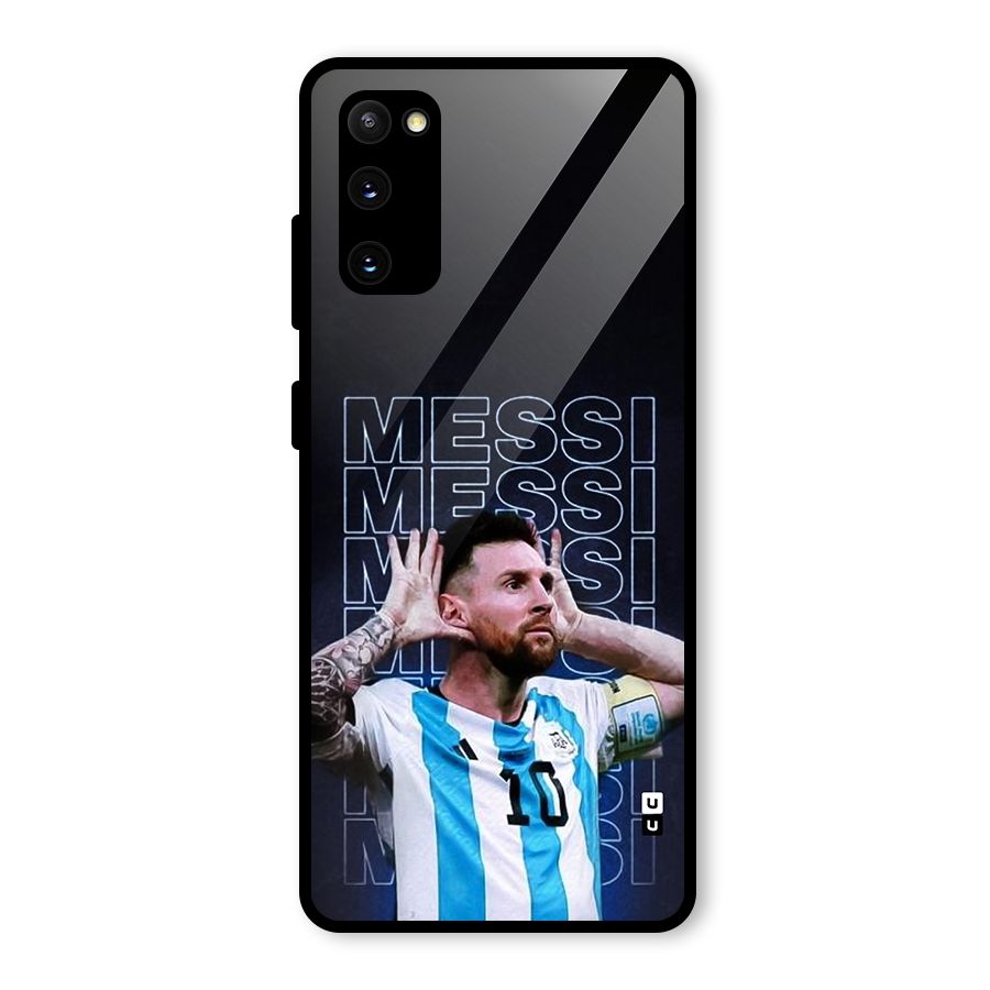 The Football Genius Glass Back Case for Galaxy S20 FE 5G