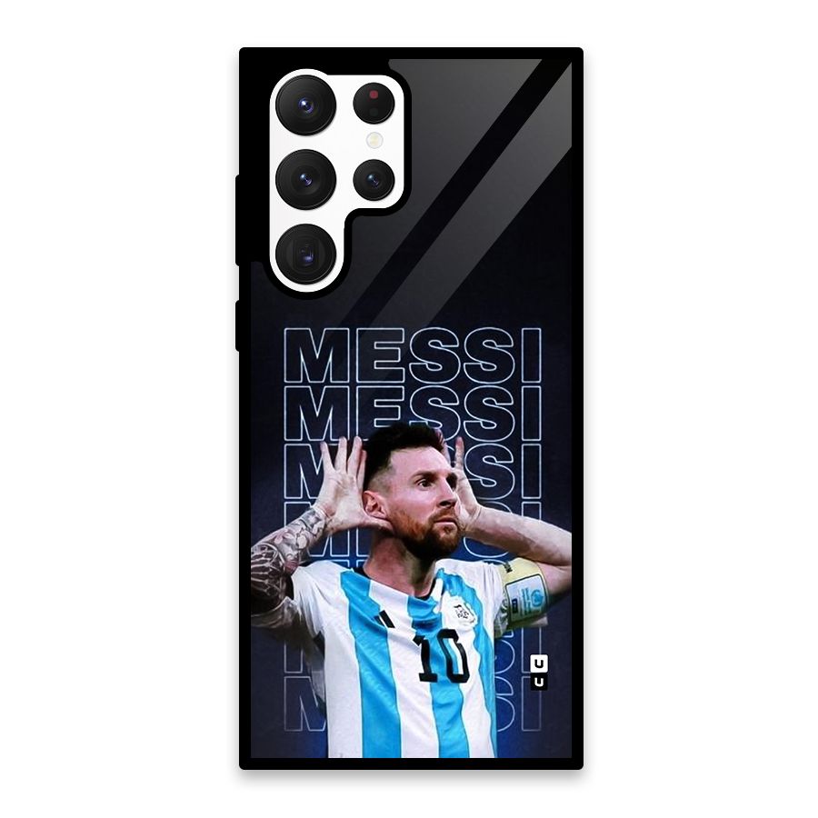 The Football Genius Glass Back Case for Galaxy S22 Ultra 5G