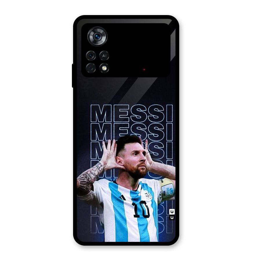 The Football Genius Glass Back Case for Poco X4 Pro 5G