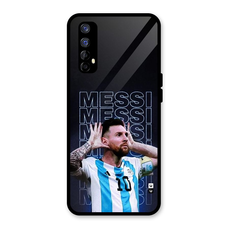The Football Genius Glass Back Case for Realme 7