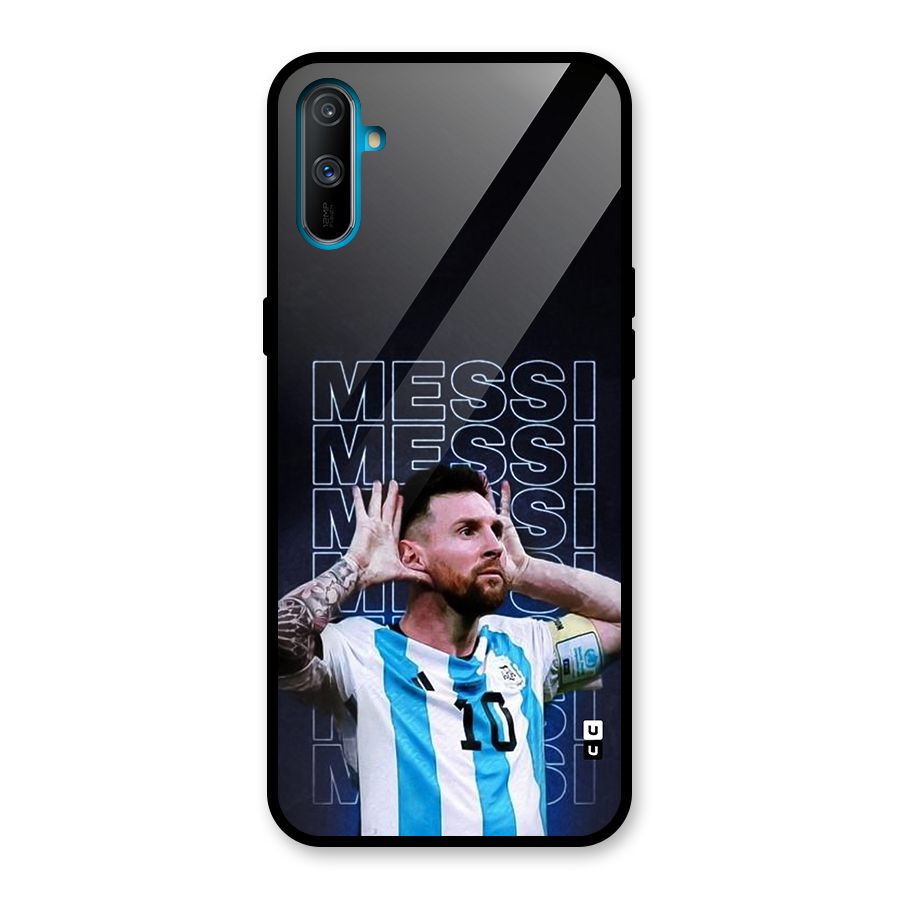 The Football Genius Glass Back Case for Realme C3