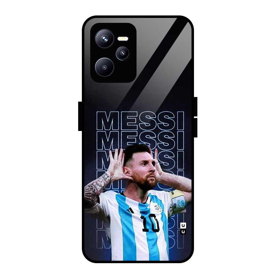 The Football Genius Glass Back Case for Realme C35