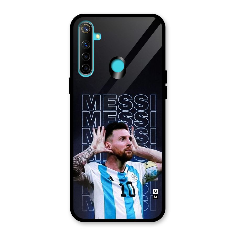 The Football Genius Glass Back Case for Realme Narzo 10