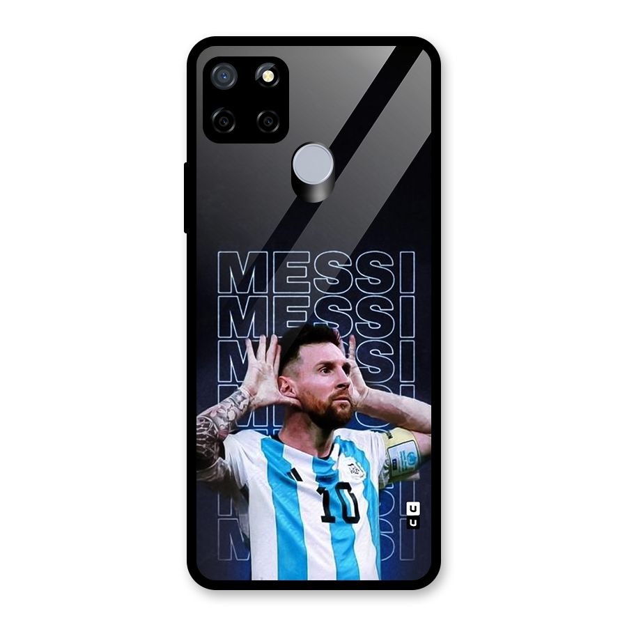 The Football Genius Glass Back Case for Realme Narzo 20