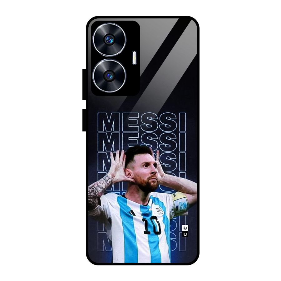 The Football Genius Glass Back Case for Realme Narzo N55