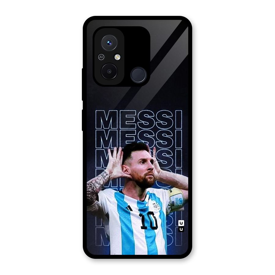 The Football Genius Glass Back Case for Redmi 12C