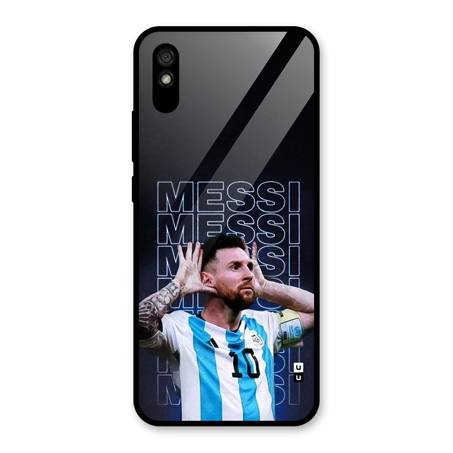 The Football Genius Glass Back Case for Redmi 9A