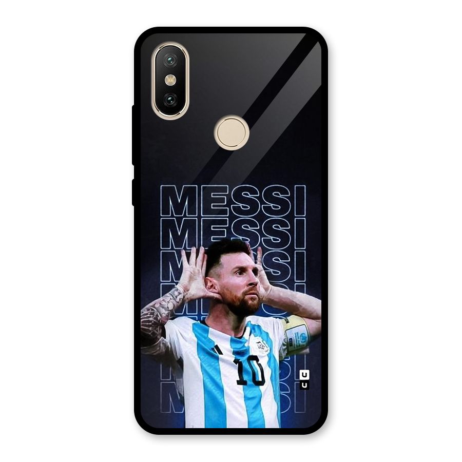 The Football Genius Glass Back Case for Redmi A2