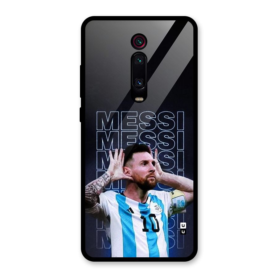 The Football Genius Glass Back Case for Redmi K20