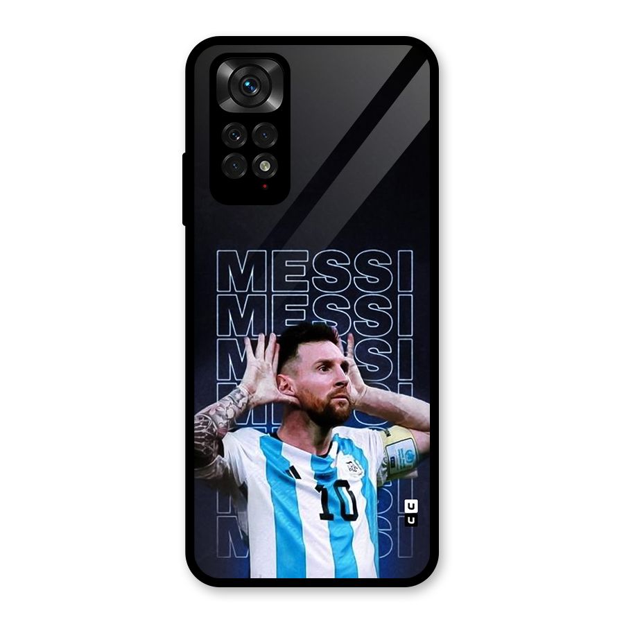 The Football Genius Glass Back Case for Redmi Note 11S