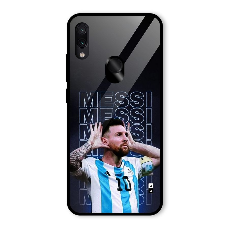 The Football Genius Glass Back Case for Redmi Note 7 Pro