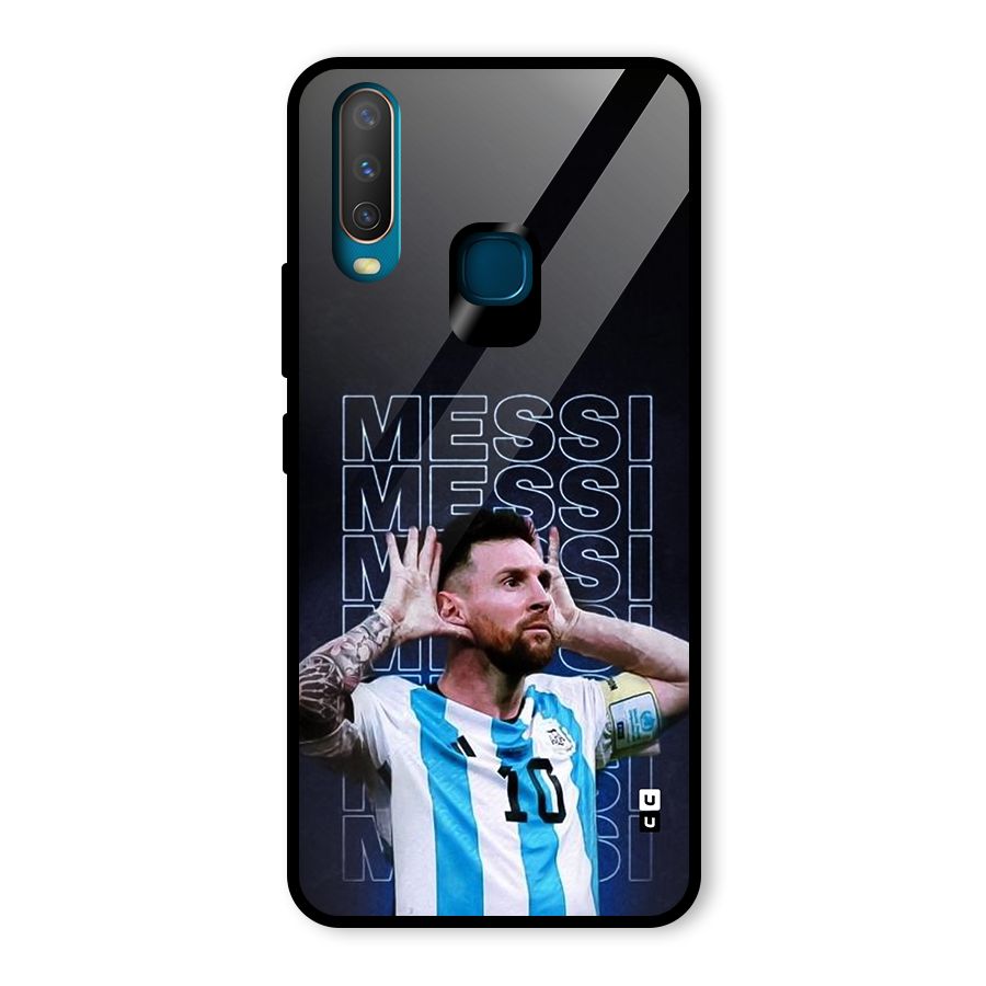 The Football Genius Glass Back Case for Vivo U10