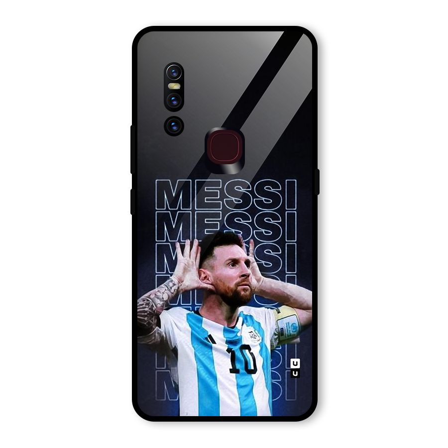 The Football Genius Glass Back Case for Vivo V15
