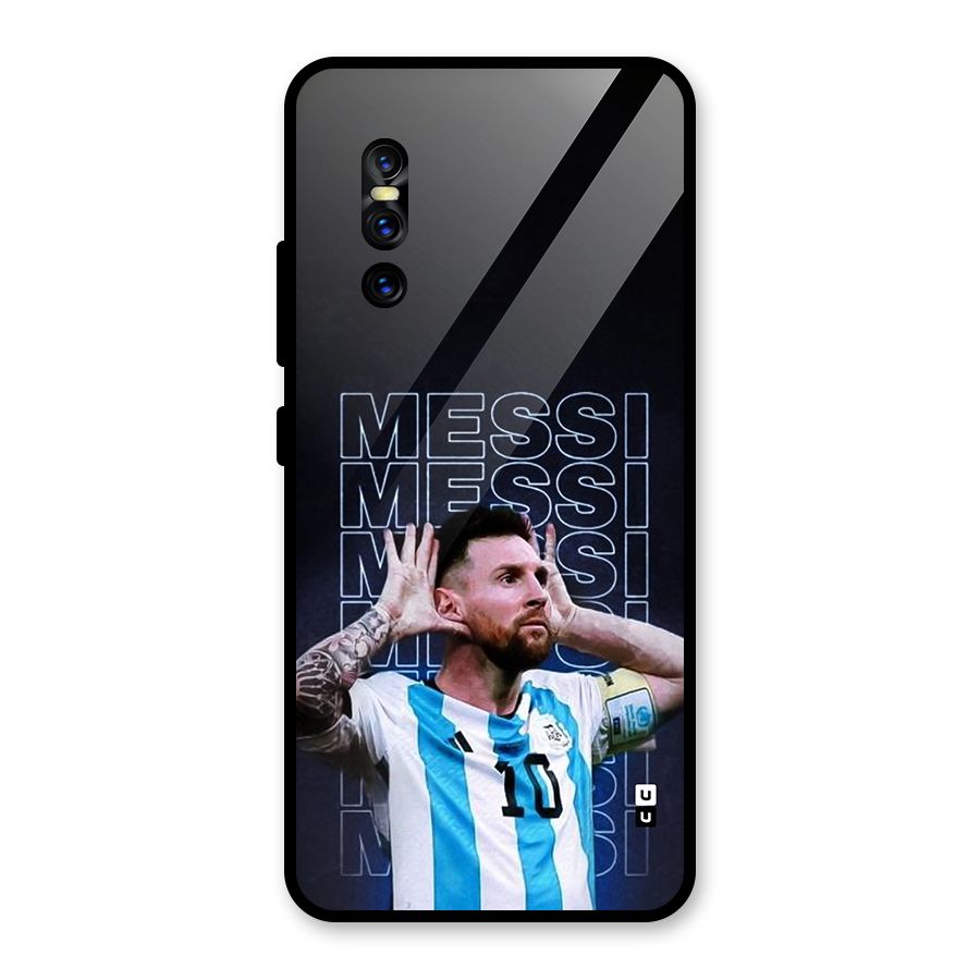 The Football Genius Glass Back Case for Vivo V15 Pro
