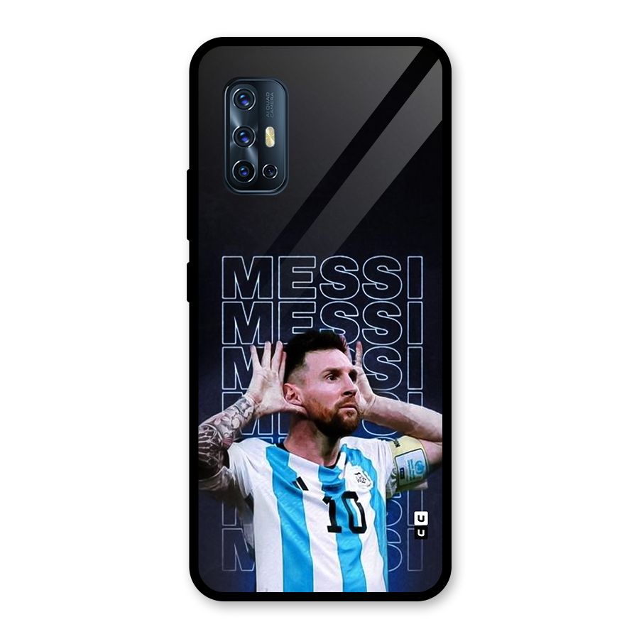 The Football Genius Glass Back Case for Vivo V17