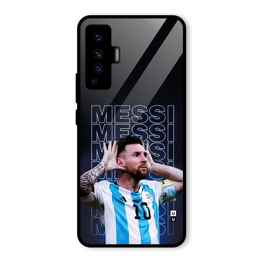 The Football Genius Glass Back Case for Vivo X50