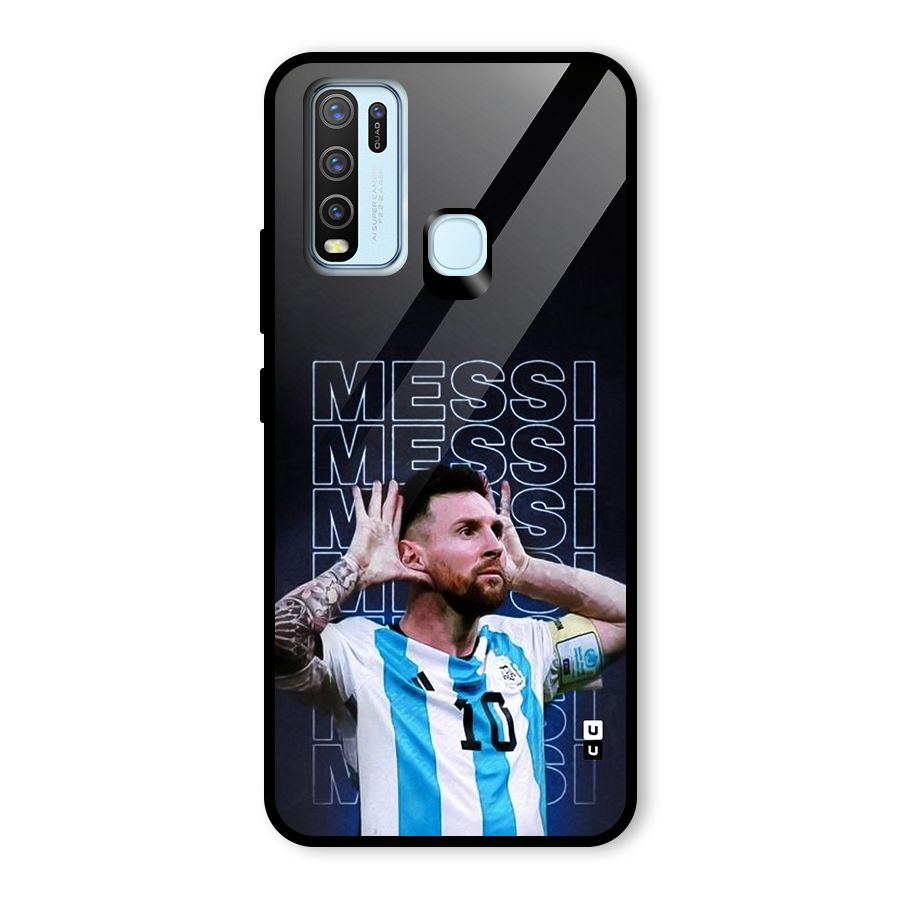 The Football Genius Glass Back Case for Vivo Y30