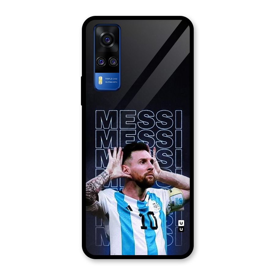The Football Genius Glass Back Case for Vivo Y31