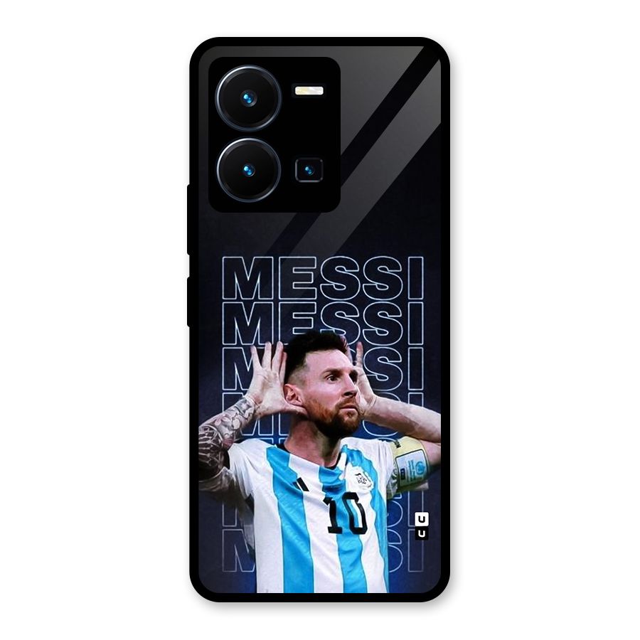 The Football Genius Glass Back Case for Vivo Y35