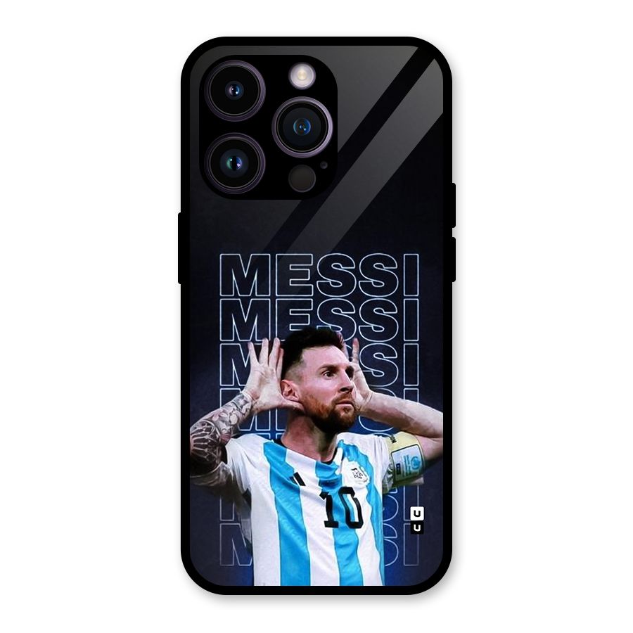 The Football Genius Glass Back Case for iPhone 14 Pro