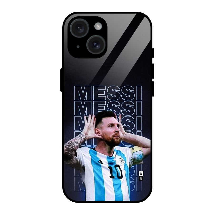 The Football Genius Glass Back Case for iPhone 15