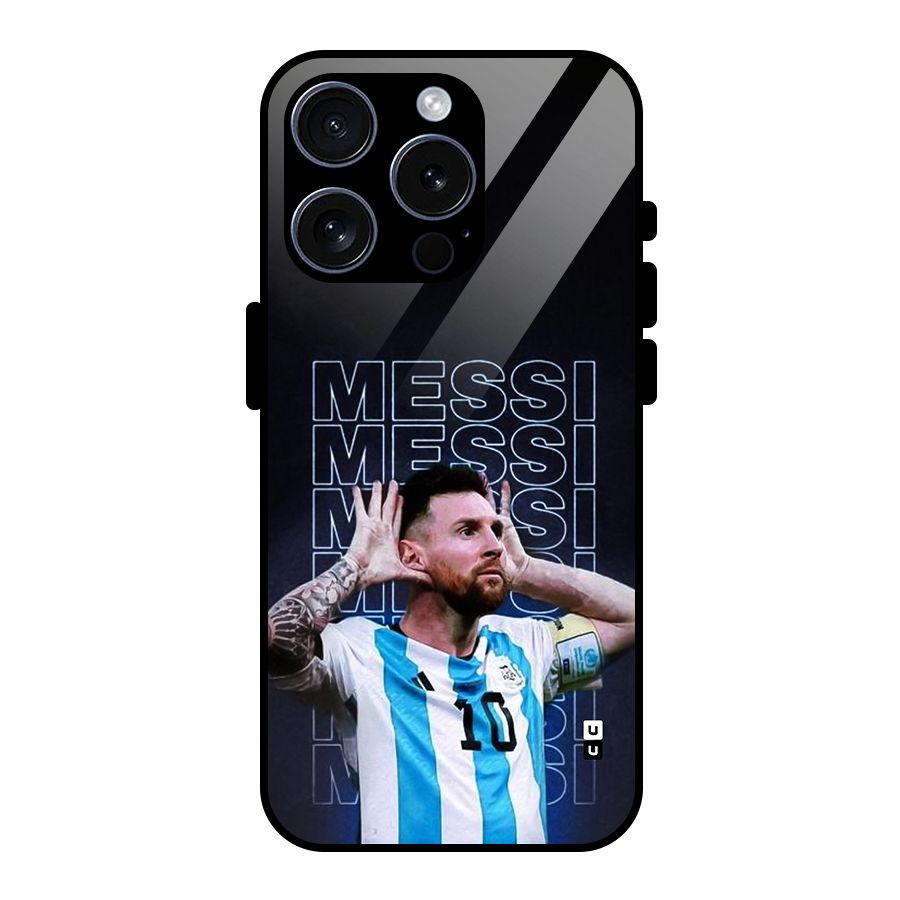 The Football Genius Glass Back Case for iPhone 15 Pro