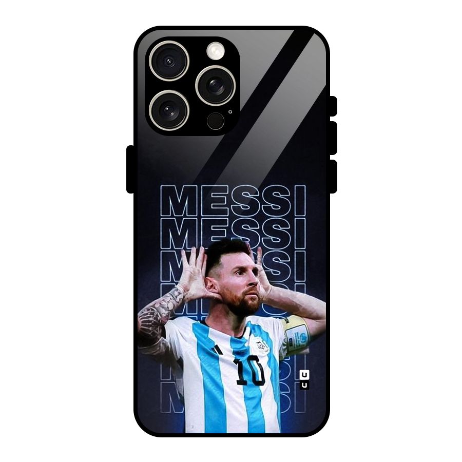 The Football Genius Glass Back Case for iPhone 15 Pro Max