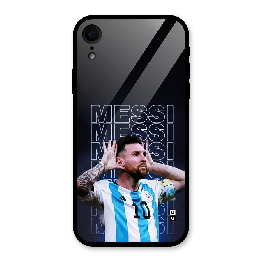 The Football Genius Glass Back Case for iPhone XR