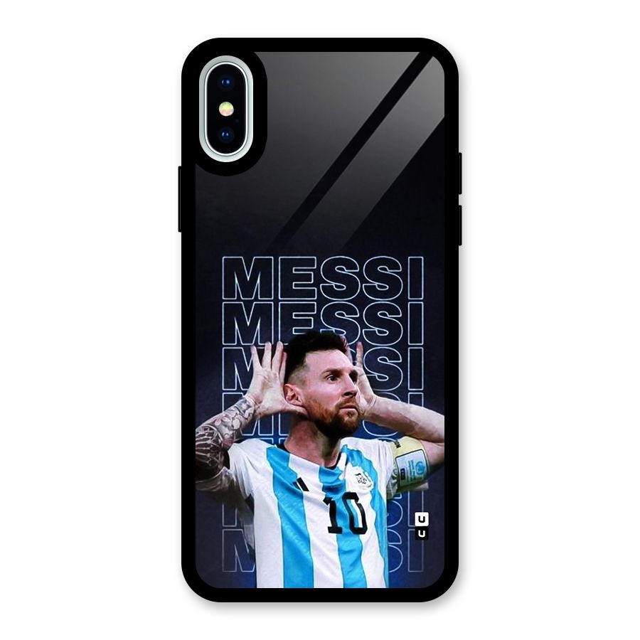 The Football Genius Glass Back Case for iPhone XS