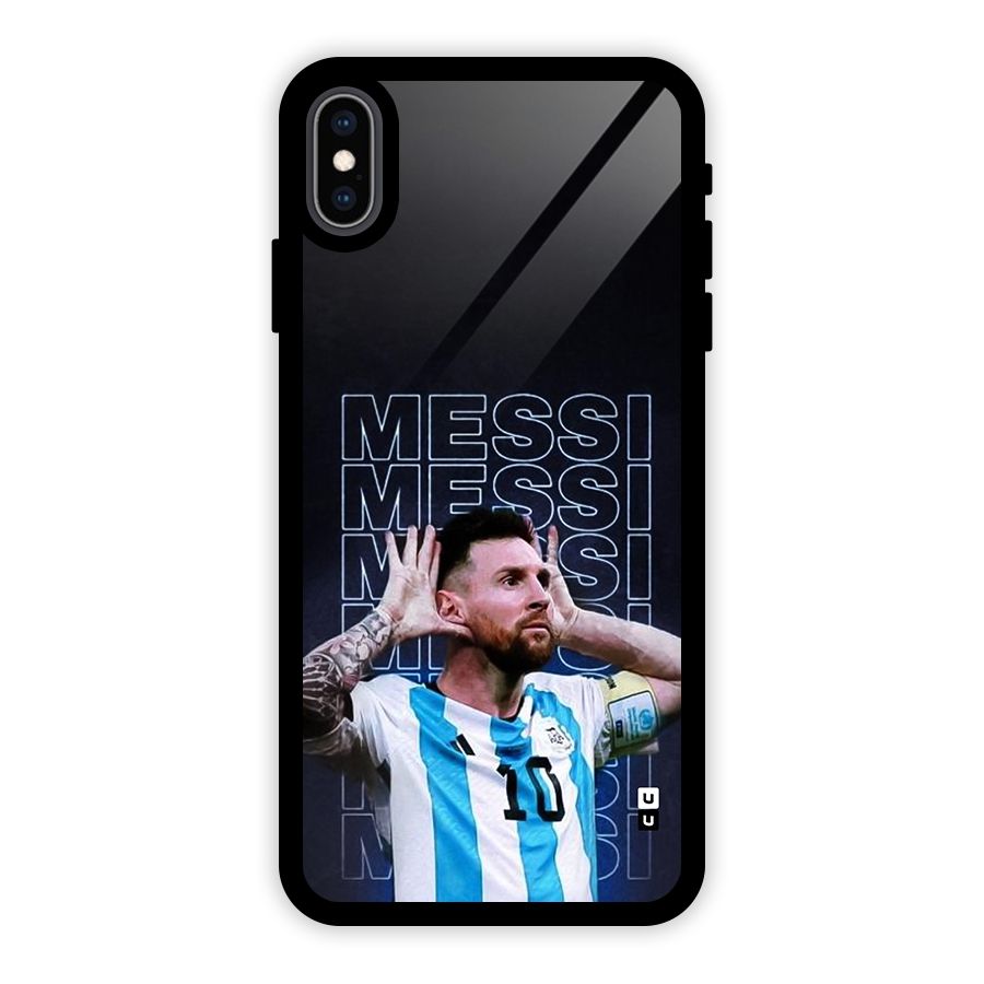 The Football Genius Glass Back Case for iPhone XS Max