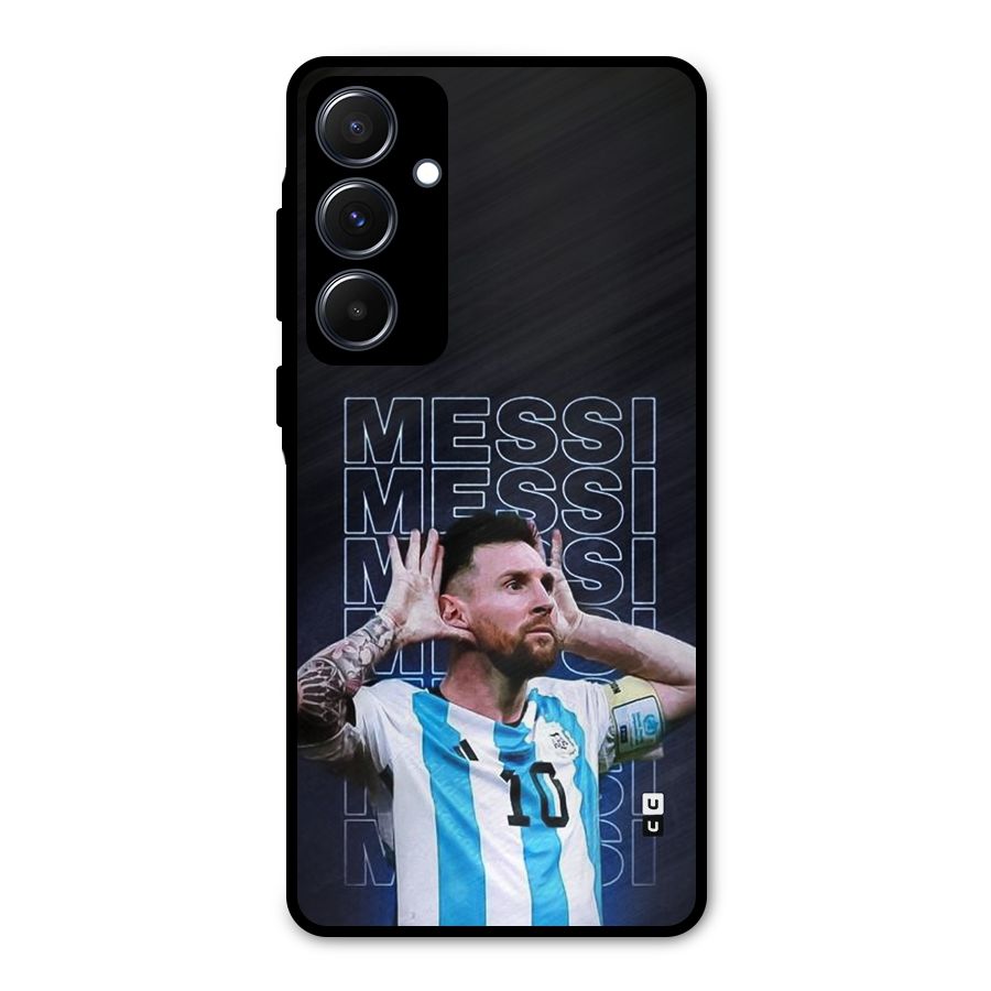 The Football Genius Metal Back Case for Galaxy A55