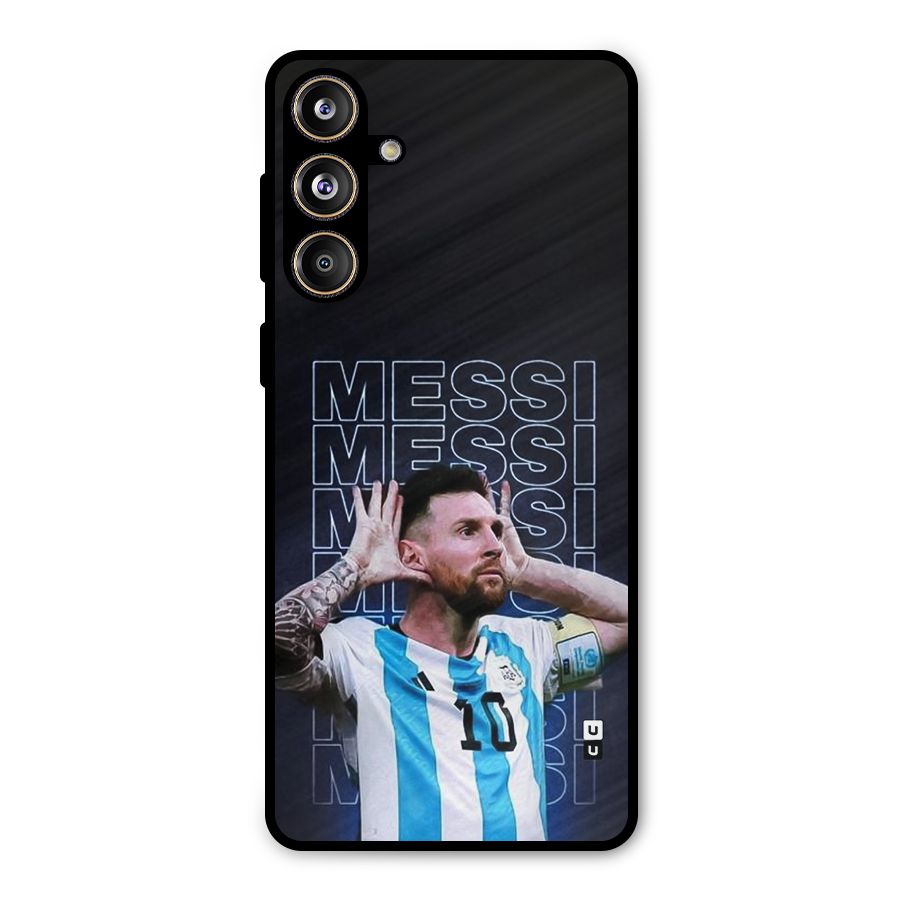 The Football Genius Metal Back Case for Galaxy F55