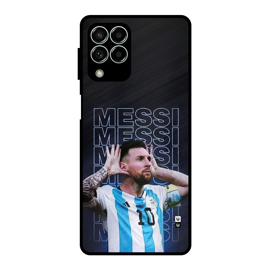The Football Genius Metal Back Case for Galaxy M33