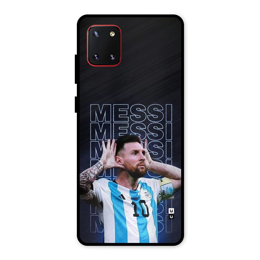 The Football Genius Metal Back Case for Galaxy Note 10 Lite