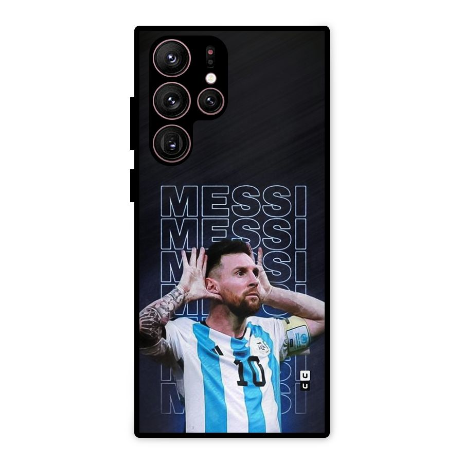 The Football Genius Metal Back Case for Galaxy S22 Ultra 5G