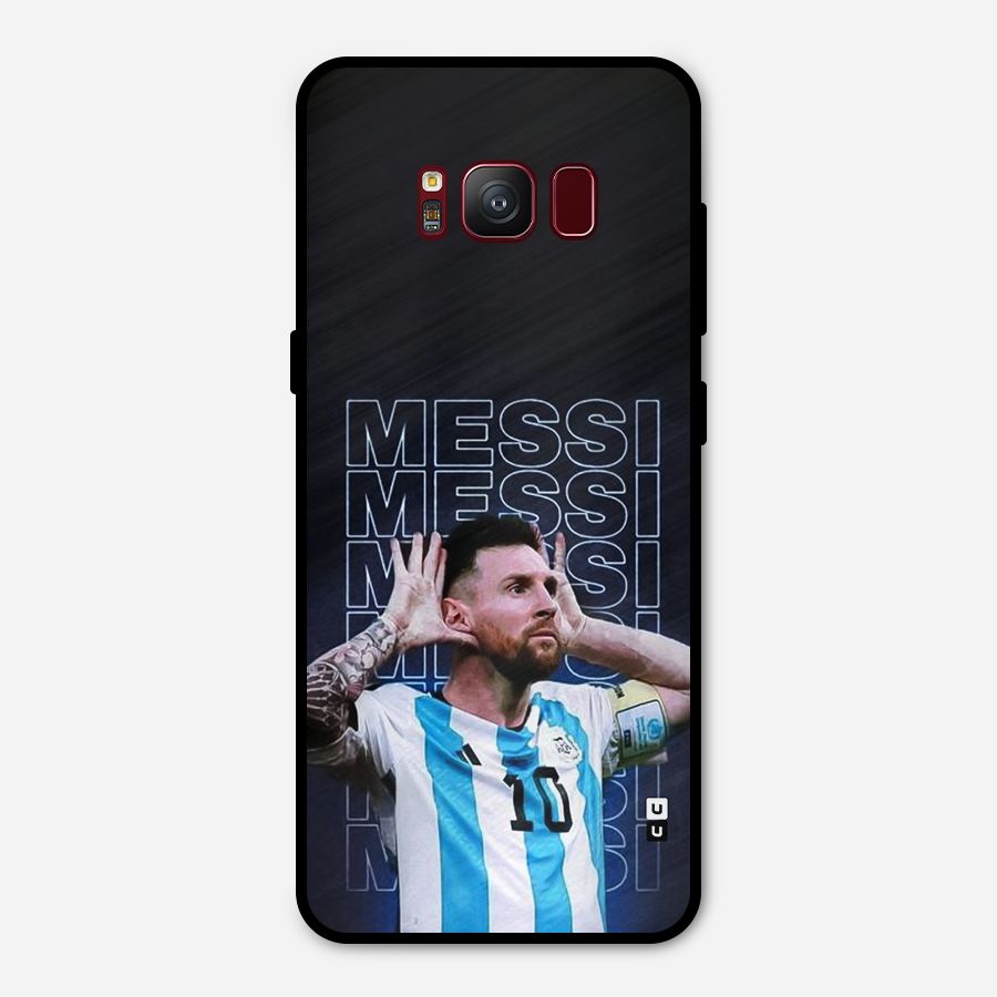 The Football Genius Metal Back Case for Galaxy S8