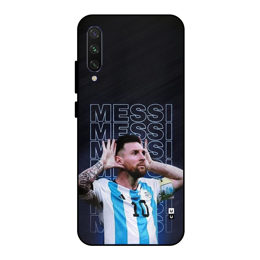 The Football Genius Metal Back Case for Mi A3
