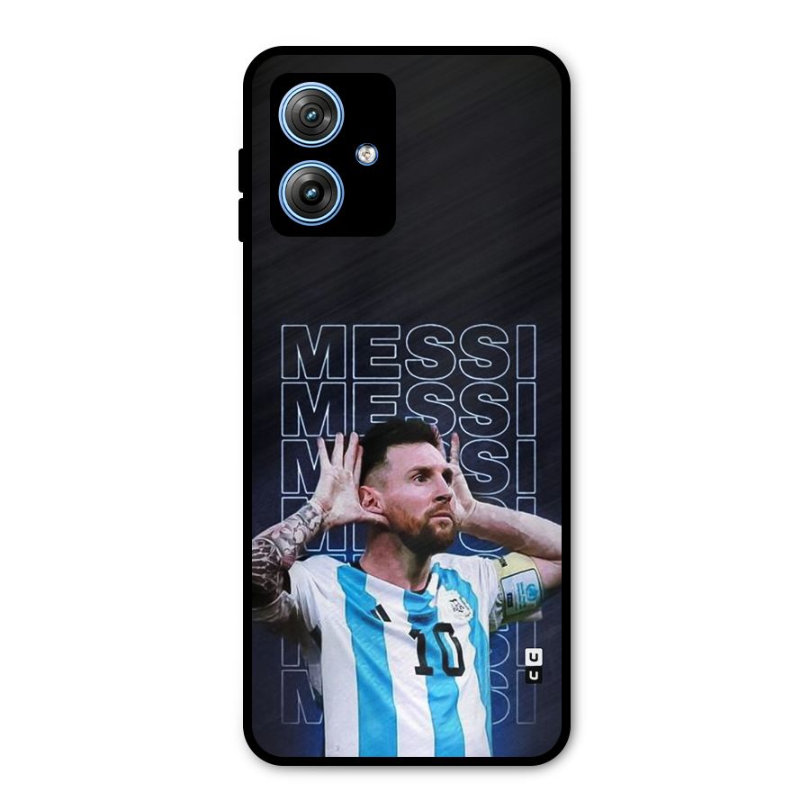 The Football Genius Metal Back Case for Moto G54