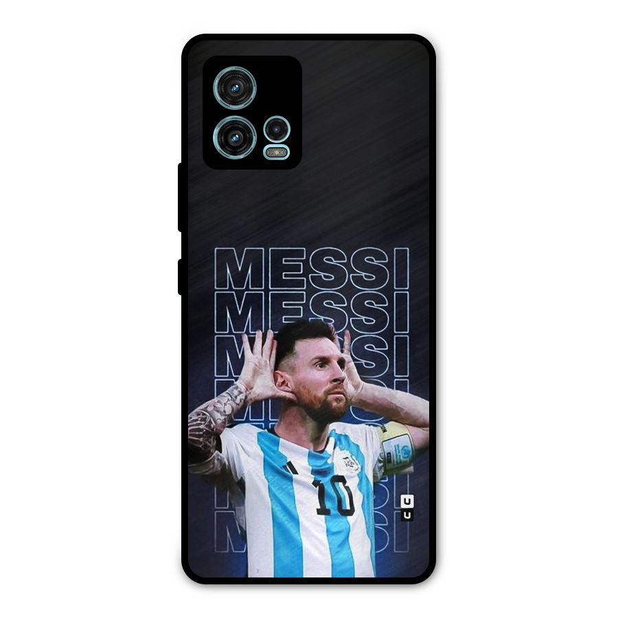 The Football Genius Metal Back Case for Moto G72