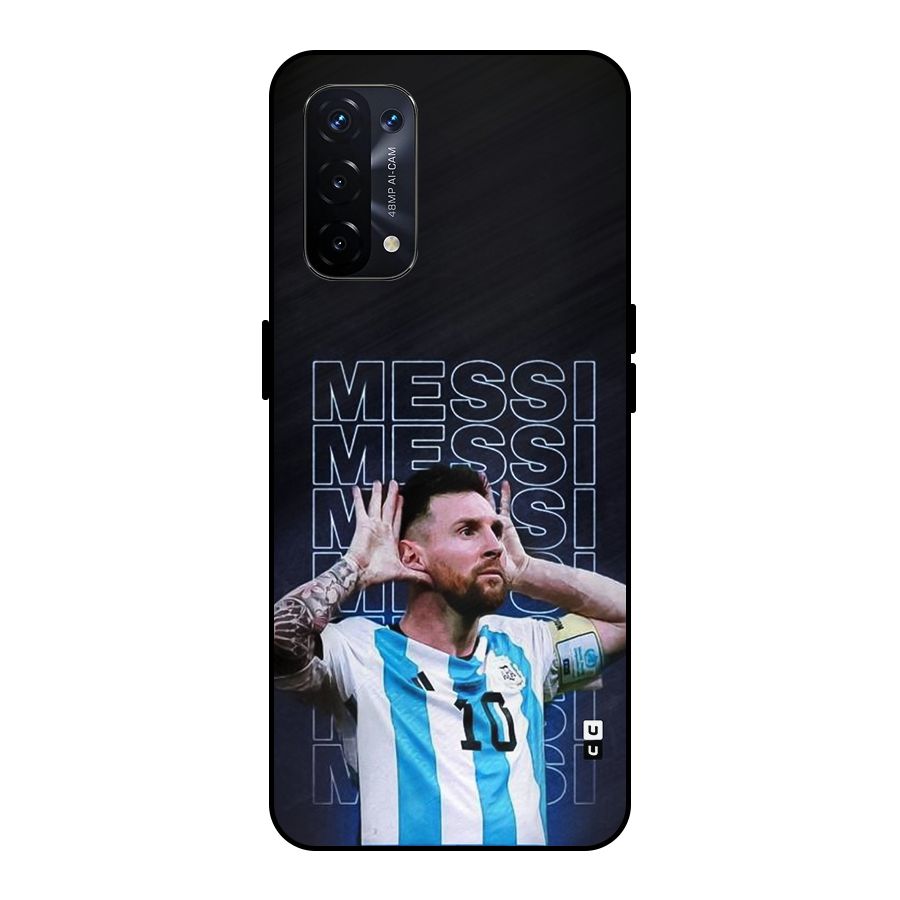The Football Genius Metal Back Case for Oppo A74 5G