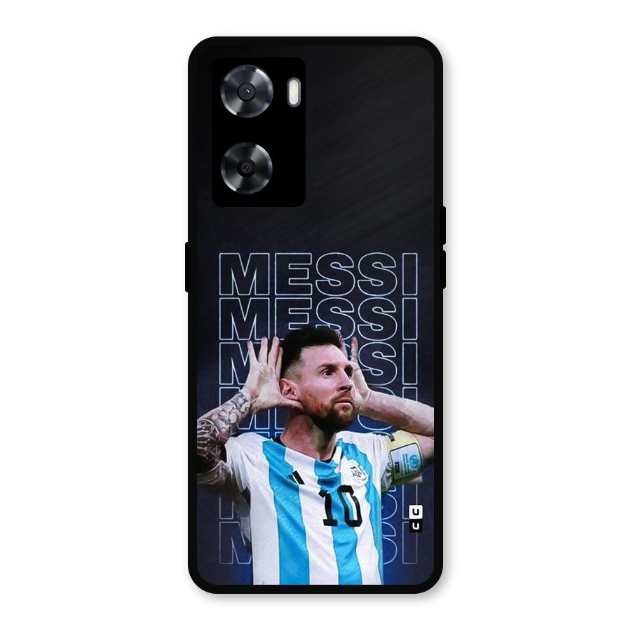 The Football Genius Metal Back Case for Oppo A77