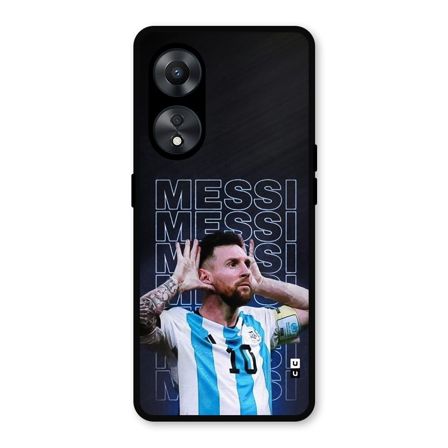 The Football Genius Metal Back Case for Oppo A78